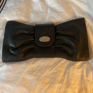 BCBG Paris Leather Bow Clutch
